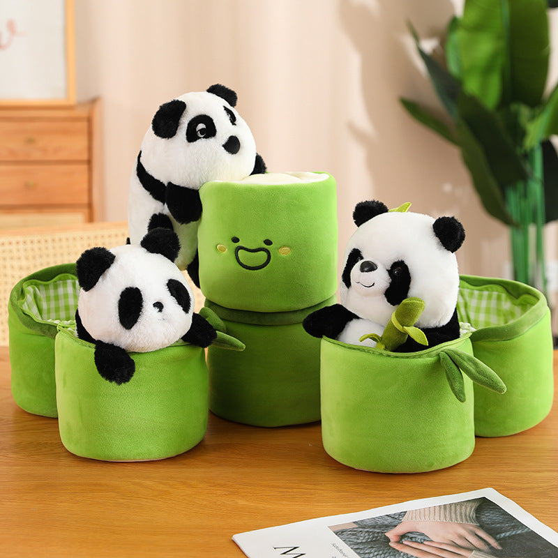 Adorable Plush Panda Doll - Cuddle & Play with Soft Comfort!