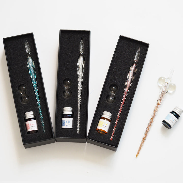 Glass squirt pen set