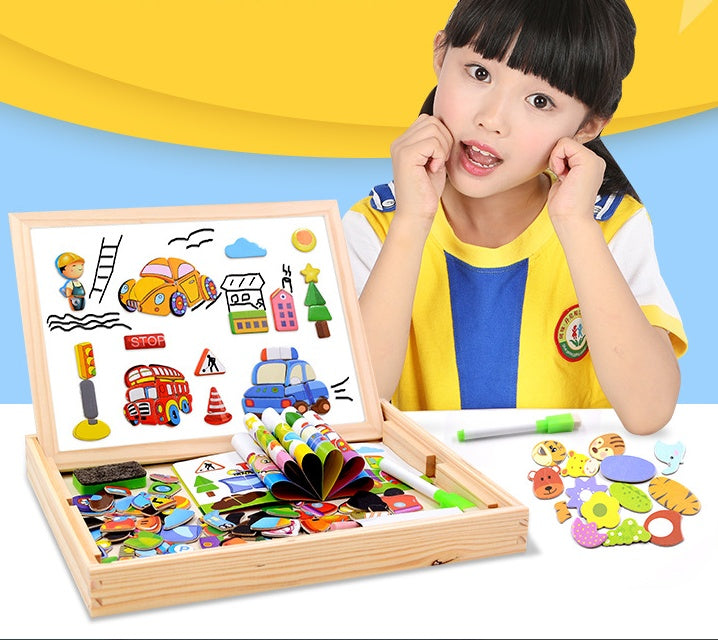 Magnetic spelling children's toys