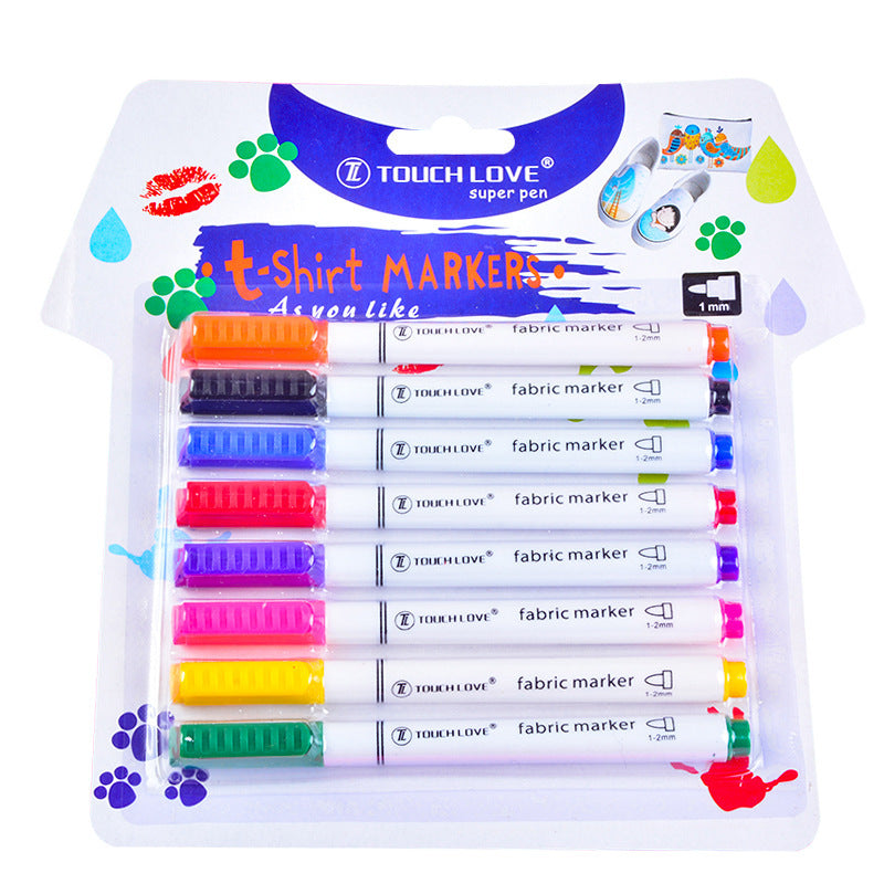 8 Pcs Set Clothes Paint Pen