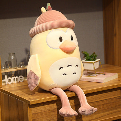 Rainbow bird stuffed toy