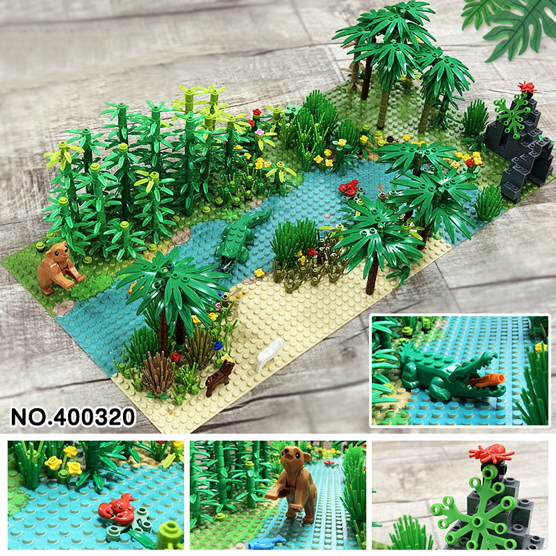 Island Building block toy