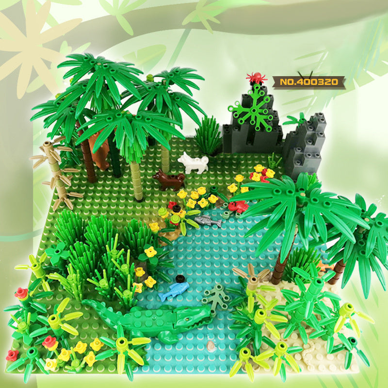 Island Building block toy
