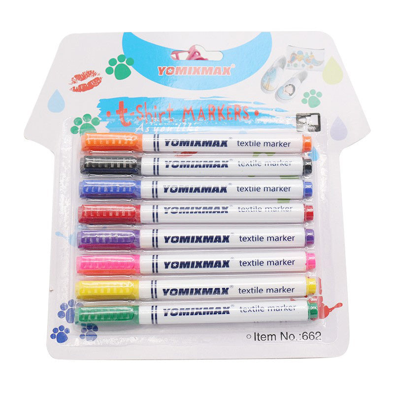 8 Pcs Set Clothes Paint Pen
