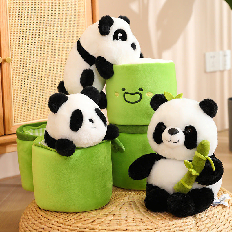 Adorable Plush Panda Doll - Cuddle & Play with Soft Comfort!