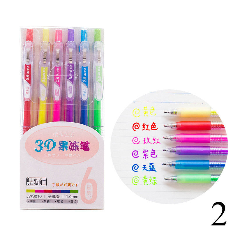 3D Jelly Painting Pen Set