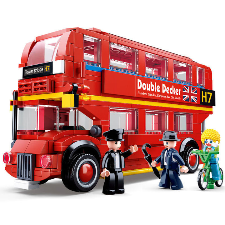 Building block car model
