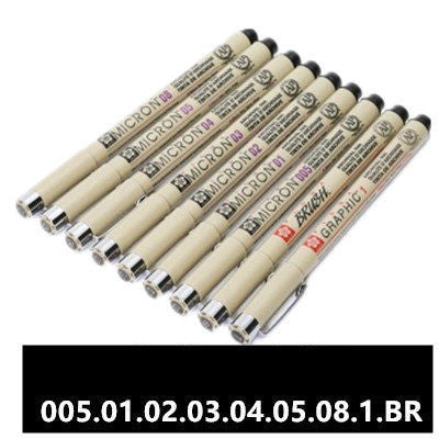 Japanese needle Pen Set