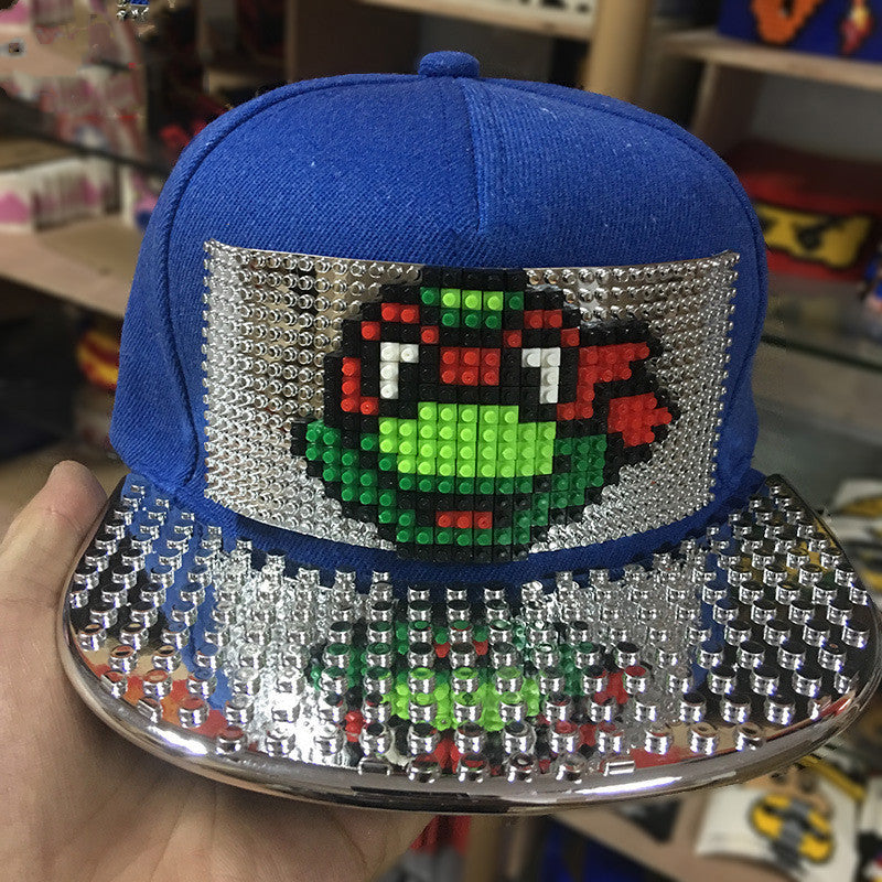 Building block puzzle hat