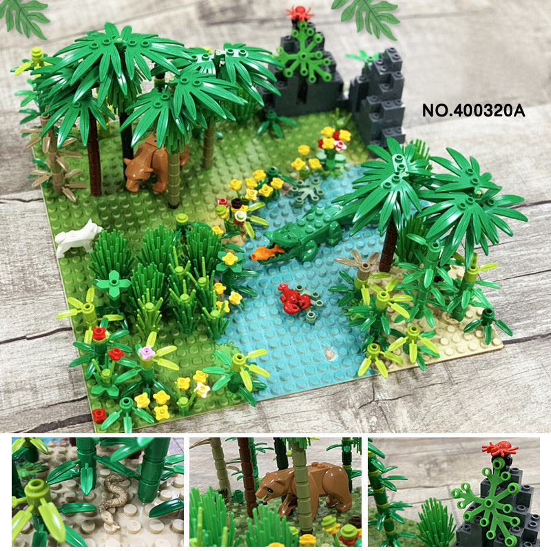 Island Building block toy