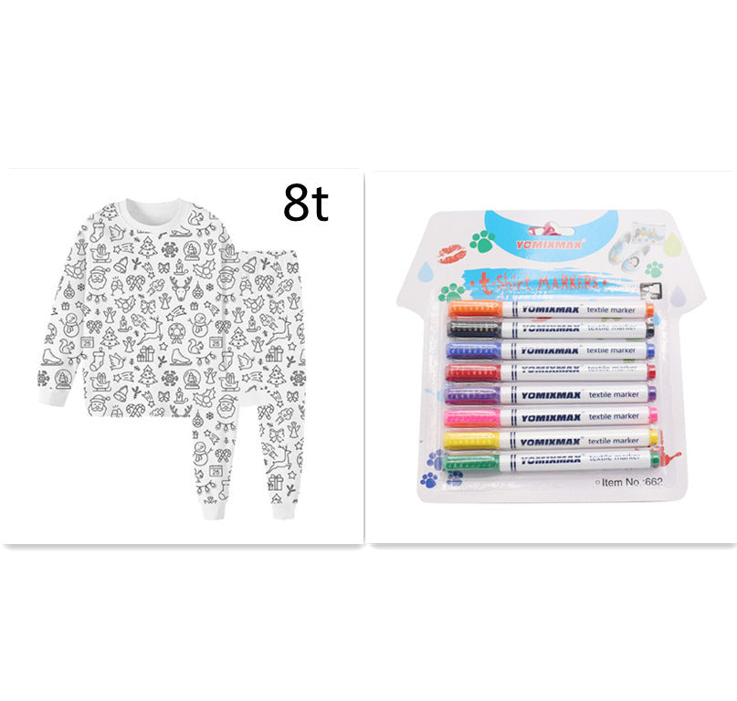 8 Pcs Set Clothes Paint Pen