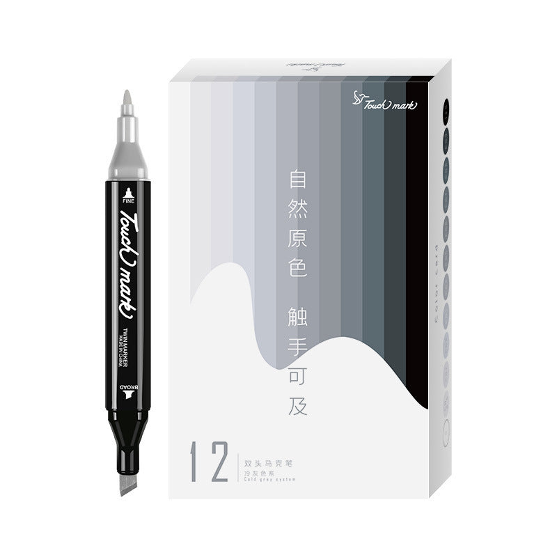 Touch mark grey marker pen set