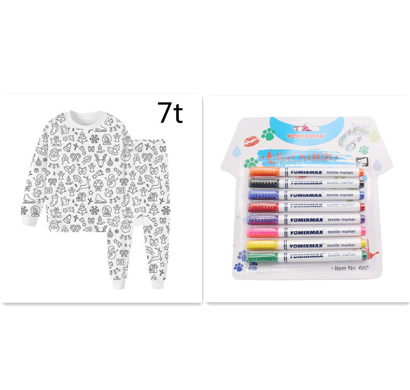 8 Pcs Set Clothes Paint Pen