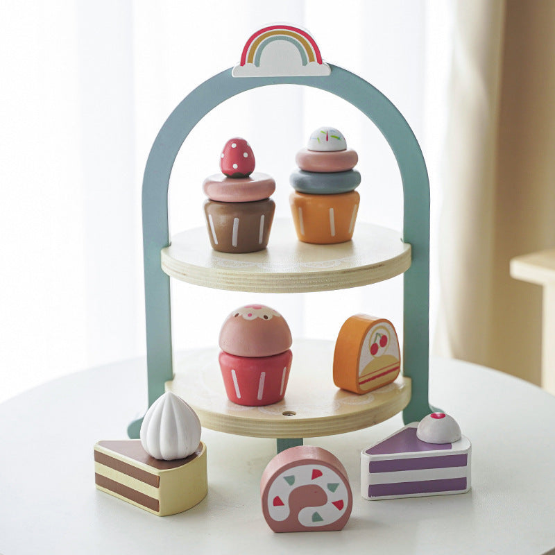 Wooden Playhouse Set