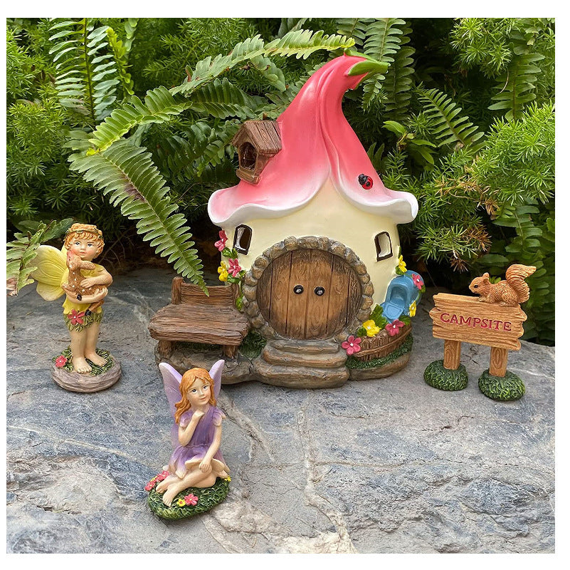 Solar Fairy Tale Resin Decorations