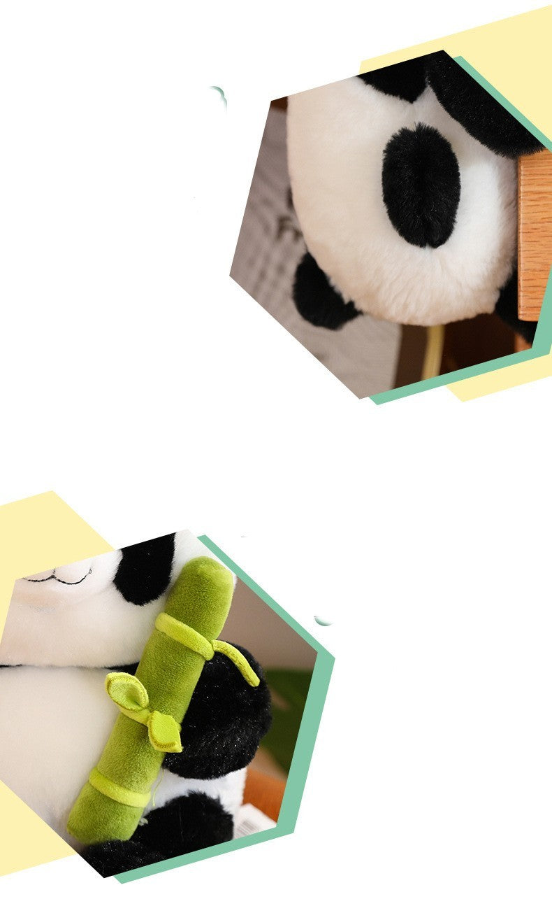 Adorable Plush Panda Doll - Cuddle & Play with Soft Comfort!