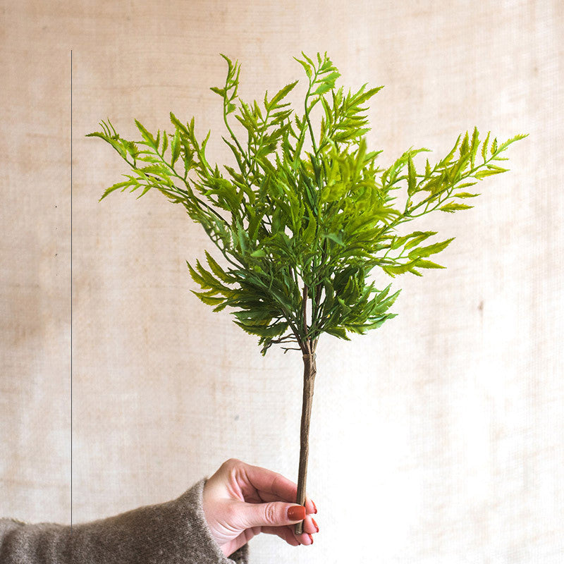 Green plant simulation flower