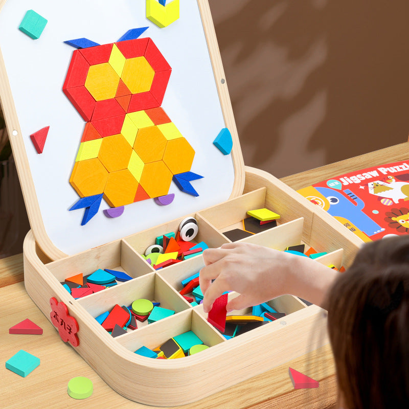 Children's Wooden Magnetic Board