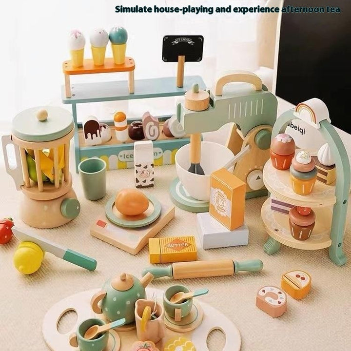 Wooden Playhouse Set