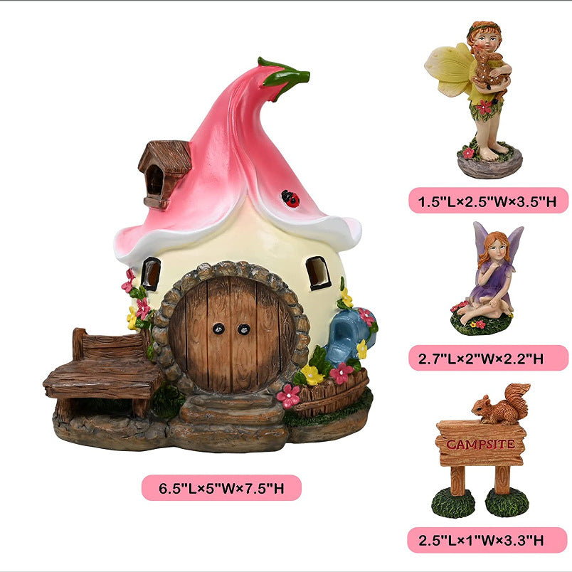 Solar Fairy Tale Resin Decorations