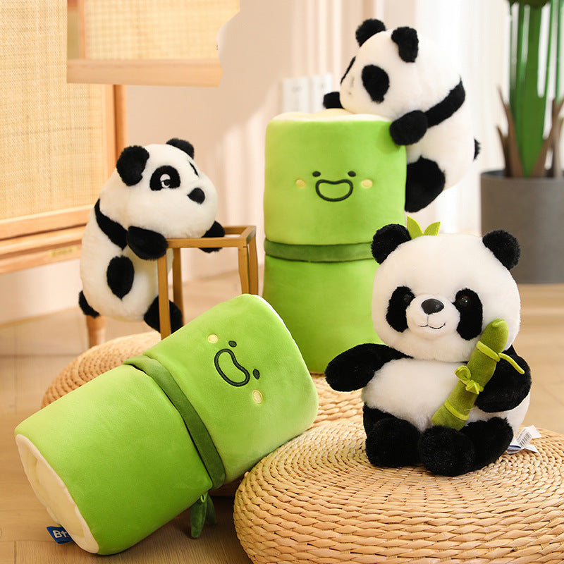 Adorable Plush Panda Doll - Cuddle & Play with Soft Comfort!