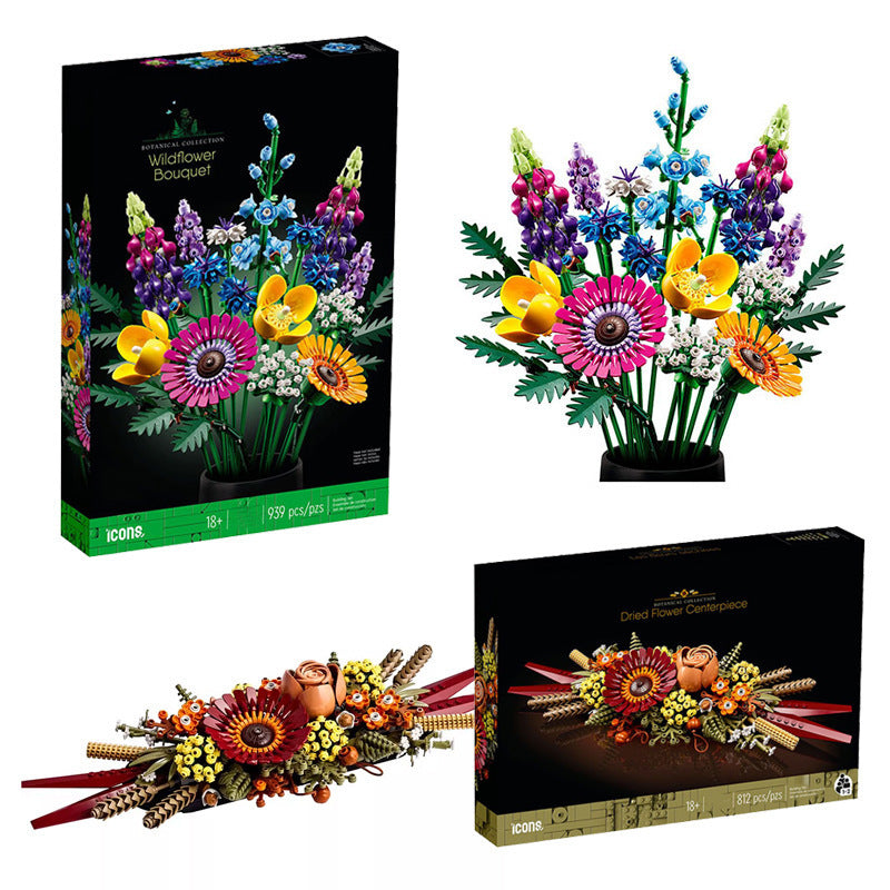 Plant Bouquet Block Toys