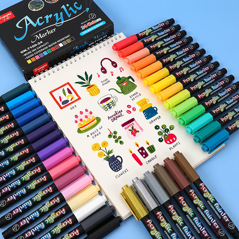 Acrylic Water-based Marker Pen Set